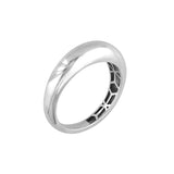 Sterling Silver Polished Dome Graduated Ring - by Dazyle