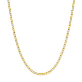 Diamond 16" Tennis Necklace 2-3/8tcw - 14K White Gold 16-Inch - by Dazyle
