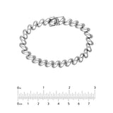 Sterling Silver San Marco Link Chain - Sterling Silver - 7.25 inches - by Dazyle