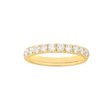 Diamond Half Eternity Band 3/4tcw Diamonds 14K Yellow Gold - by Dazyle