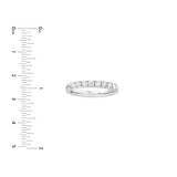 Diamond Eternity Band 1-5/8tcw - 14K White Gold - Wedding Bands - by Dazyle