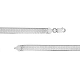 Sterling Silver Herringbone Chain - Sterling Silver - 18.0 Inch - by Dazyle