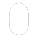 Diamond 16" Tennis Necklace 2-3/8tcw - 14K White Gold 16-Inch - by Dazyle