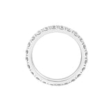Diamond Eternity Band 1-5/8tcw - 14K White Gold - Wedding Bands - by Dazyle