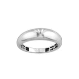 Sterling Silver Polished Dome Graduated Ring - by Dazyle