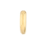 Heart Huggie Earrings | 14K Yellow Gold |16.74x14.36mm - by Dazyle