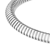 6mm Sterling Silver Flexible Tubogas Bangle - Sterling Silver