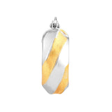 Two-Tone Twisted Round Hoop Earrings - 14K Yellow & White Gold - by Dazyle