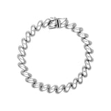 Sterling Silver San Marco Link Chain - Sterling Silver - 7.25 inches - by Dazyle