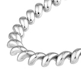 Sterling Silver San Marco Link Chain - Sterling Silver - 7.25 inches - by Dazyle