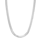 Sterling Silver Herringbone Chain - Sterling Silver - 18.0 Inch - by Dazyle