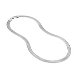 Sterling Silver Herringbone Chain - Sterling Silver - 18.0 Inch - by Dazyle