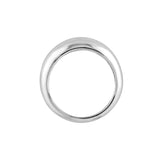 Sterling Silver Polished Dome Graduated Ring - by Dazyle