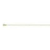 14K Yellow Gold 0.65 Light Rope Chain in 16 inch, 18 inch, & 20 inch