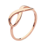 14K Rose Gold Infinity Ring