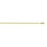 14K Yellow Gold 1.8 Round Box Chain in 16 inch, 18 inch, 20 inch, & 24 inch