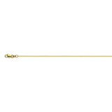 18K Yellow Gold 0.7 Cable Chain in 16 inch, & 18 inch
