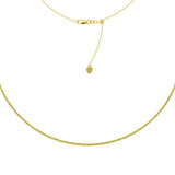 14K Yellow Gold Textured Bead Links Choker Necklace. Adjustable 10"-16"