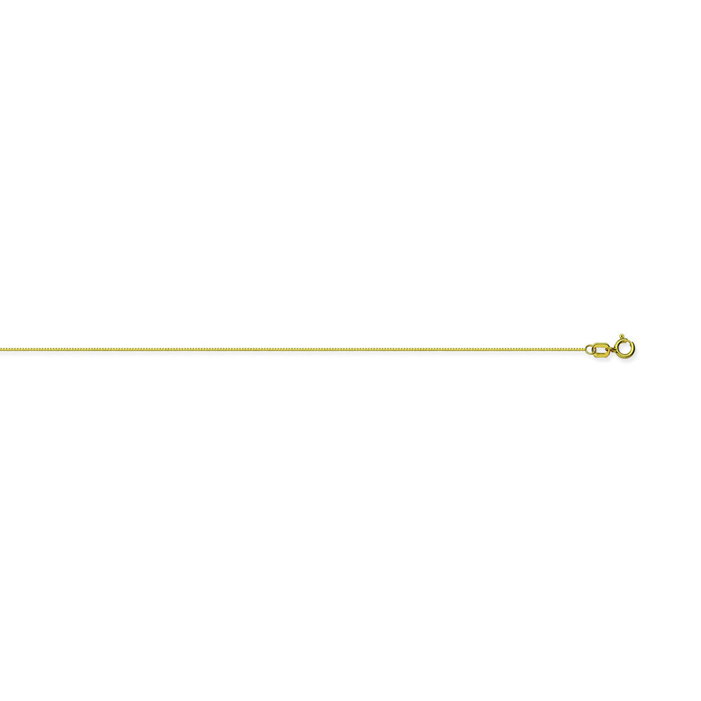 10K Yellow Gold 0.55 Box Chain in 18 inch, 16 inch, 20 inch, & 24 inch
