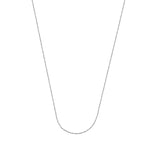 10K White Gold 0.75 Rope Chain in 16 inch, 18 inch, & 20 inch
