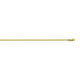 14K Yellow Gold 1.5 Cable Chain in 16 inch, 18 inch, 20 inch, 24 inch, & 30 inch