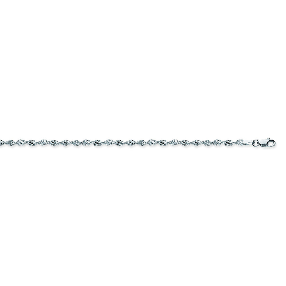 925 Sterling Silver 2.9 Dorica Chain in 16 inch, 18 inch, & 20 inch