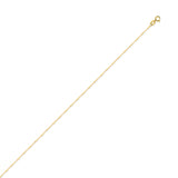 14K White Gold Constellation Style Chain in 16 inch, 18 inch, 20 inch, & 24 inch