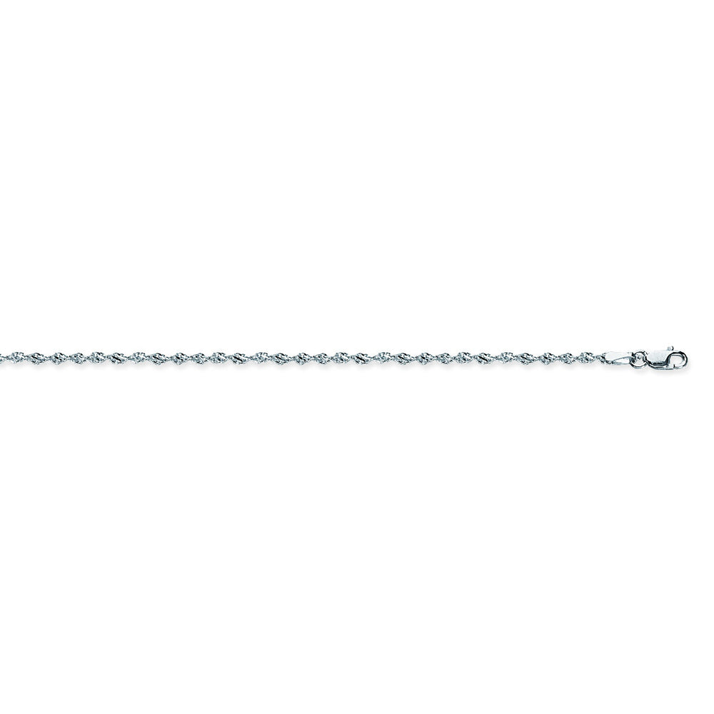 925 Sterling Silver 2.1 Dorica Chain in 16 inch, 18 inch, & 20 inch