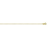 14K Yellow Gold 0.85 Light Rope Chain in 16 inch, 18 inch, & 20 inch
