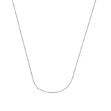10K White Gold 1.2 Rope Chain in 16 inch, 18 inch, & 20 inch