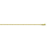 14K Yellow Gold 1.25 Anchor Chain in 16 inch, 18 inch, 20 inch, 22 inch, & 24 inch