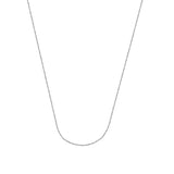 10K White Gold 0.85 Rope Chain in 16 inch, 18 inch, & 20 inch