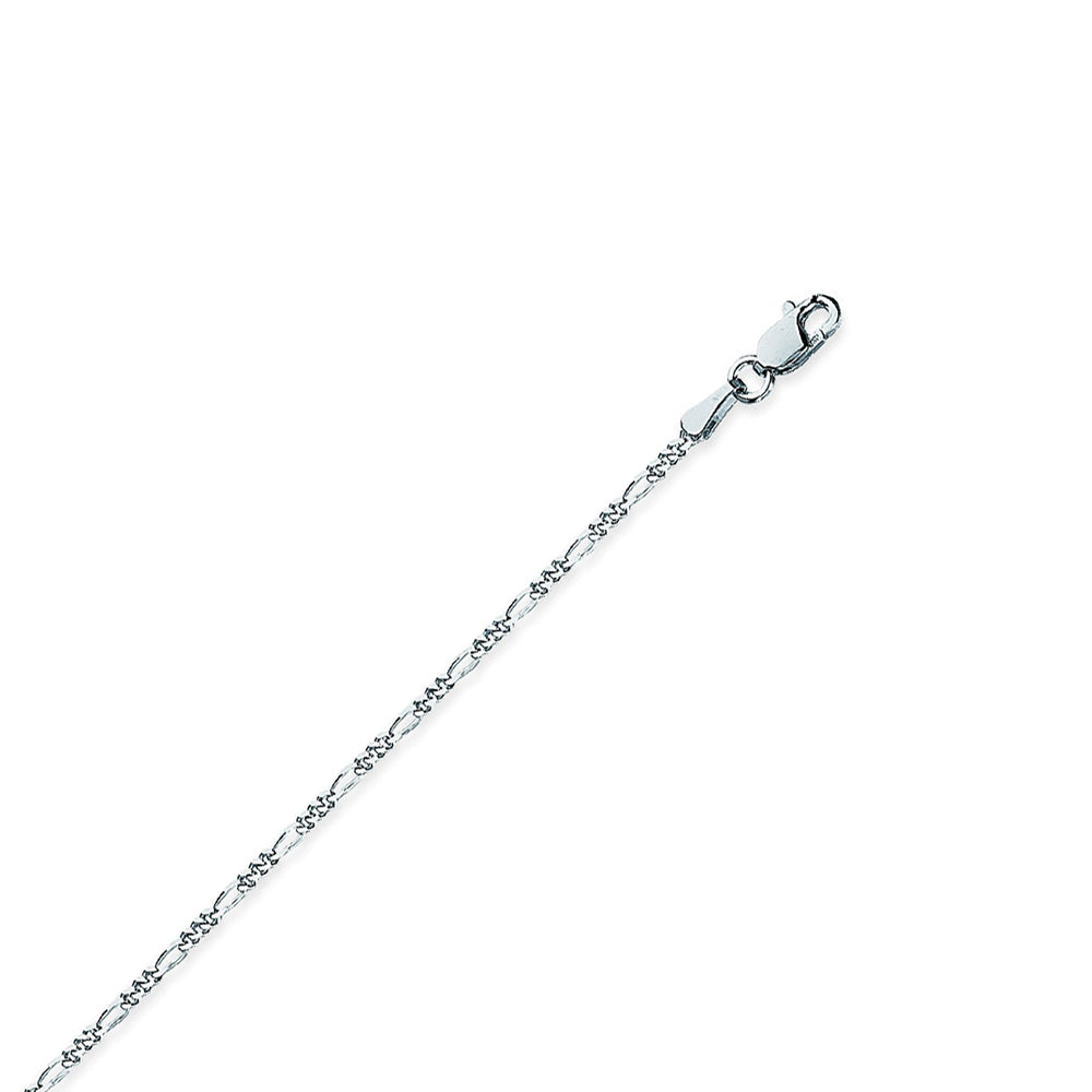 Sterling Silver Figaro Chain Anklet 10" length