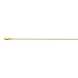14K Yellow Gold 1.4 Snake Chain in 16 inch, 18 inch, 20 inch, & 24 inch
