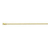 14K Yellow Gold 1.8 Diamond Cut Cable Chain in