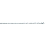 925 Sterling Silver 2.25 Singapore Chain in 16 inch, 18 inch, 20 inch, & 24 inch