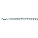 925 Sterling Silver 8.4 Curb Chain in 8.5 inch, 20 inch, 22 inch, & 24 inch
