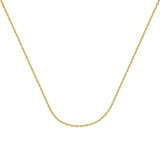 925 Yellow Sterling Silver 1.82 Forzantina Chain in 16 inch, 18 inch, 20 inch, & 24 inch