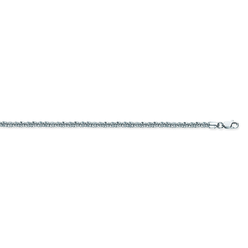 925 Sterling Silver 2.9 Sparkle Chain in 18 inch, 20 inch, & 24 inch