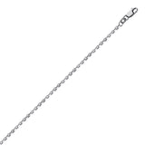 925 Sterling Silver 1.5 Brill Cable Chain in 16 inch, 18 inch, & 20 inch