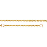14K Yellow Gold 16" & 18" Adjustable Double Rope Chain 1.55 mm 2.3 grams