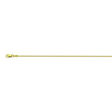 14K Yellow Gold 1 Snake Chain in 18 inch, 20 inch, 16 inch, & 24 inch