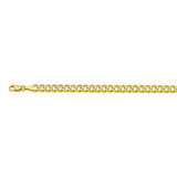 14K Yellow Gold 5.2 Curb Chain in 8.5 inch, 18 inch, 20 inch, 22 inch, 24 inch, 30 inch