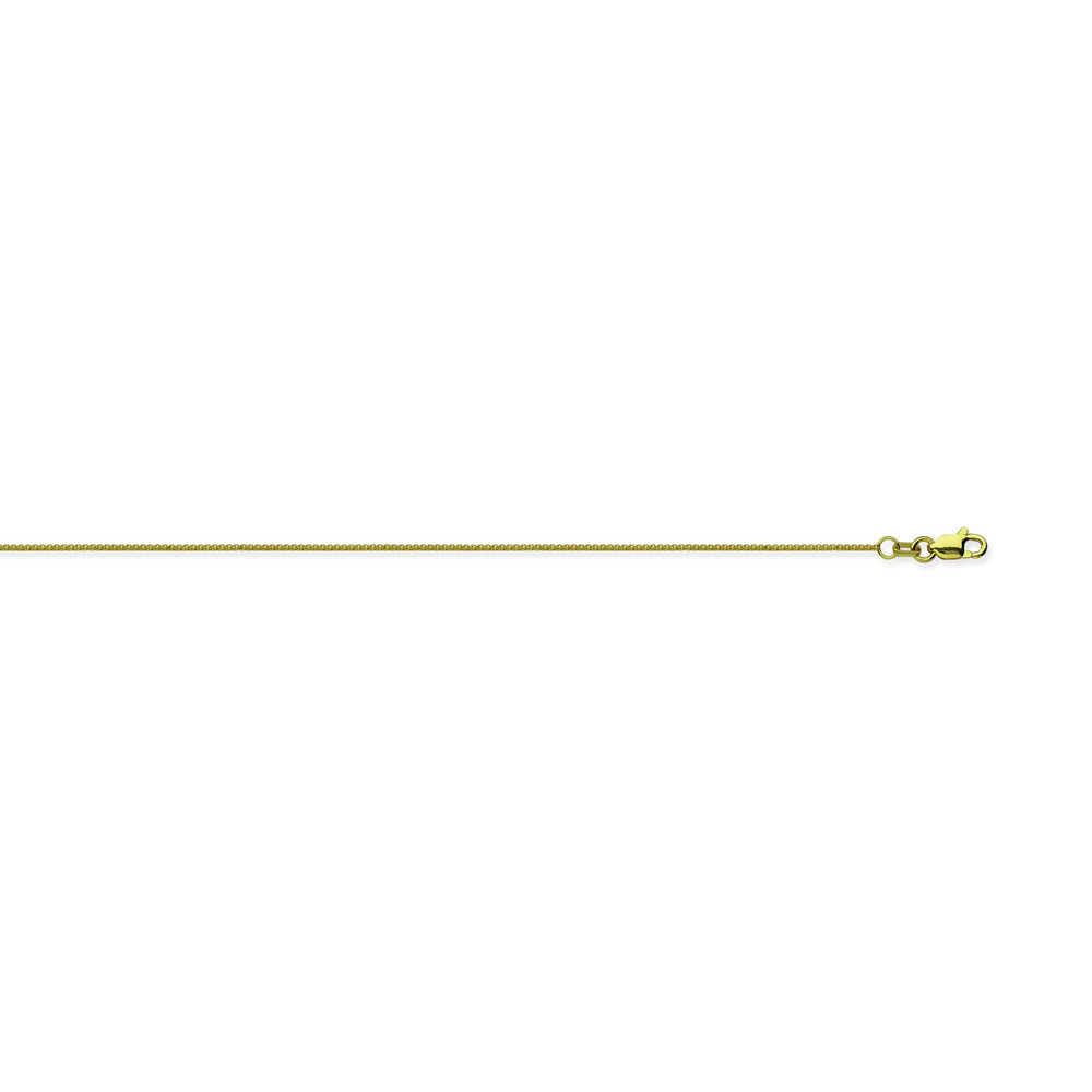 10K Yellow Gold 1.02 Wheat Chain in 16 inch, 18 inch, 20 inch, & 24 inch