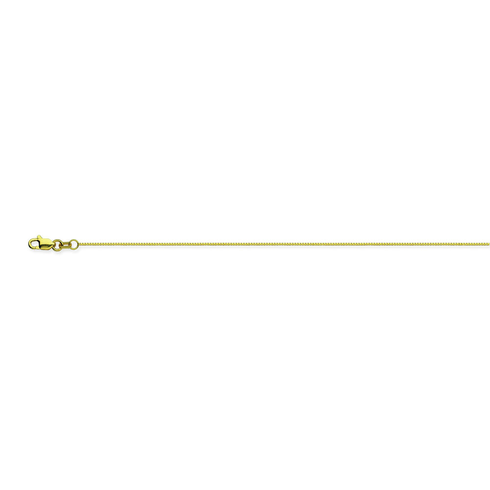 14K Yellow Gold 0.66 Box Chain in 16 inch, 18 inch, 20 inch, 22 inch, & 24 inch