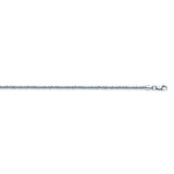 925 Sterling Silver 2.25 Sparkle Chain in 16 inch, 18 inch, 20 inch, & 24 inch