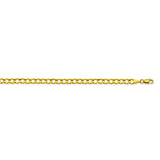10K Yellow Gold 2.7 Curb Chain in 22 inch, & 24 inch