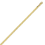 14K Yellow Gold 2.25 Mariner Chain in 18 inch, 24 inch, 22 inch, & 20 inch