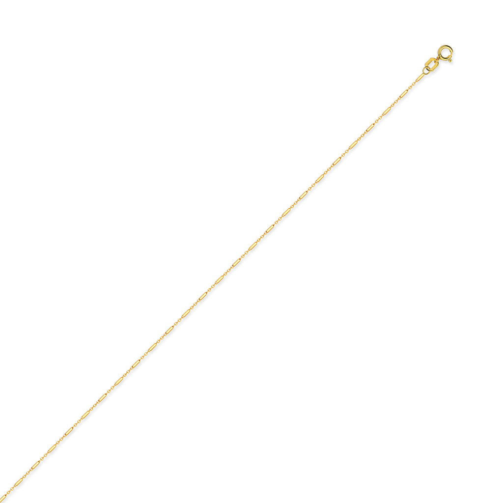 14K White Gold Constellation Style Chain in 16 inch, 18 inch, 20 inch, & 24 inch
