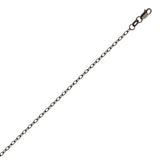 925 Sterling Silver 1.82 Designer Rolo Chain in 16 inch, 18 inch, 20 inch, 22 inch, & 24 inch